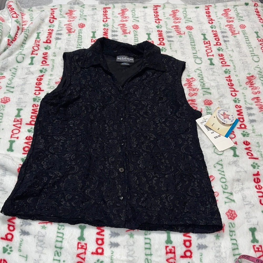Notations clothing Co lace button up